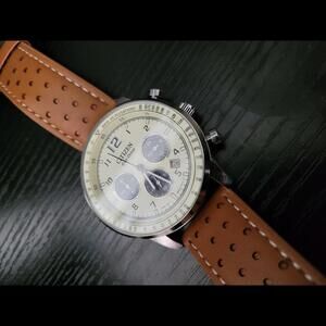 🔥NEW‎ Citizen CA0695-17E Chronograph Men's Aviator Watch